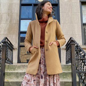 Aritzia - Wilfred "The Cocoon Coat" - Soft Camel
